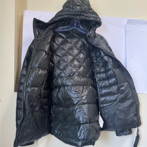 Lululemon FluffinAwesome Puffer Goose Down Hoodie Jacket Zip Hood Pocket Green 8 - Picture 6 of 16